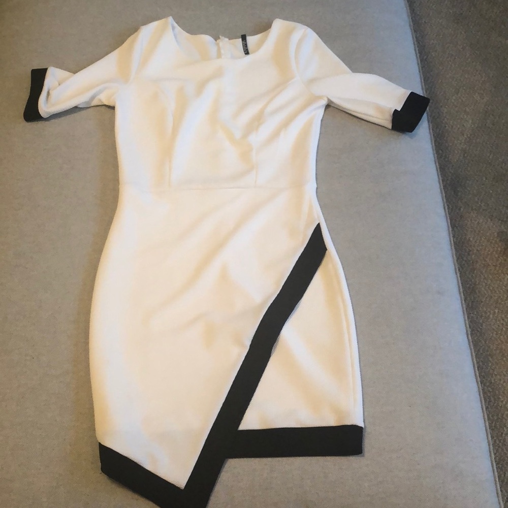 Black and white dress